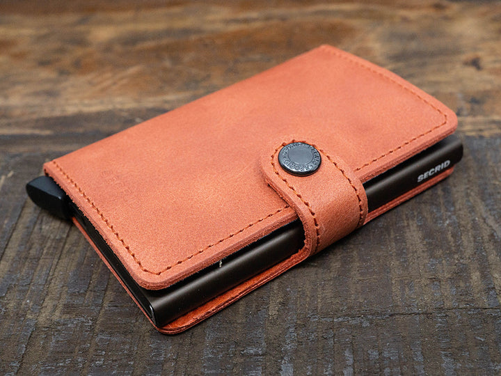 SECRID Mini Wallet, Vintage Orange