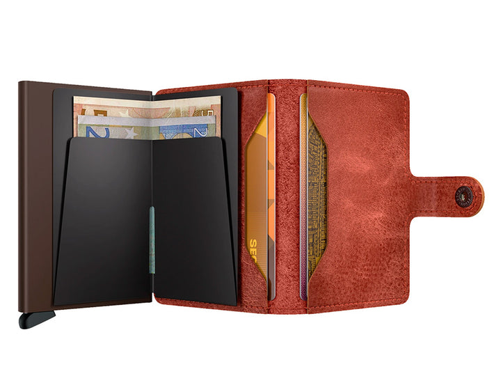 SECRID Mini Wallet, Vintage Orange