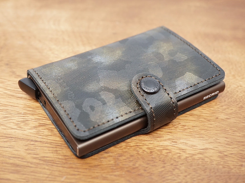 SECRID Mini Wallet, Jungle Brown