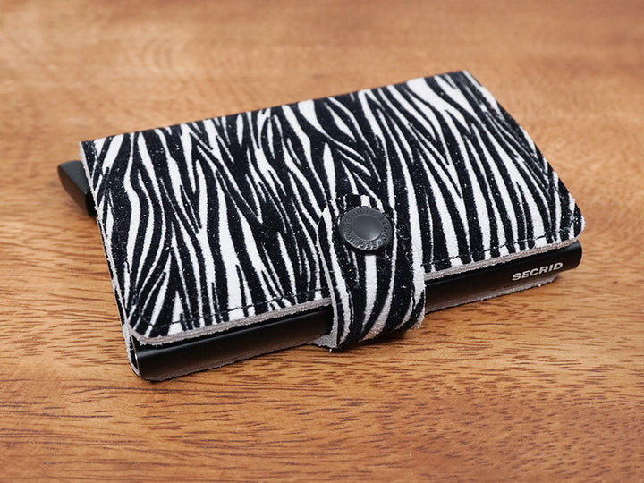 SECRID Mini Wallet, Zebra Lt Grey