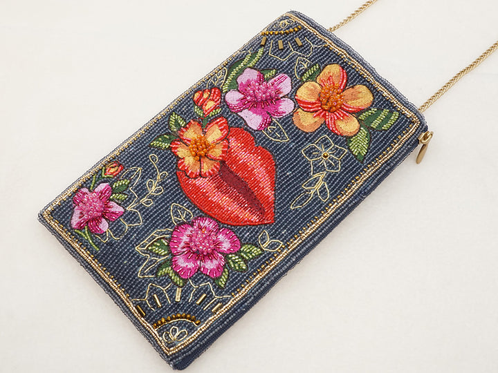 Lip Service Cell Phone Bag by Mary Frances
