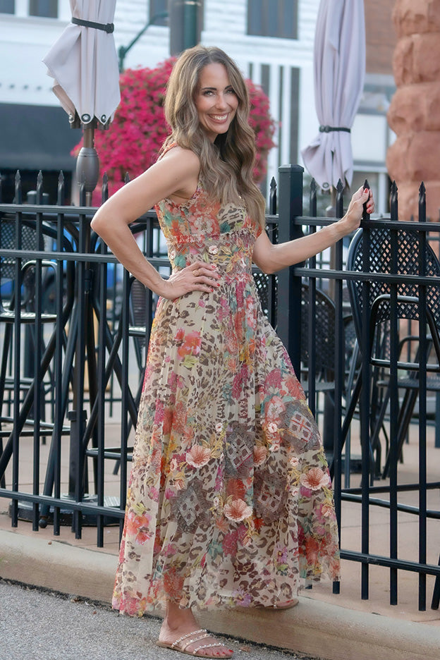Johnny Was Mazzy Boxy Shirred Dress – Corazon Sterling
