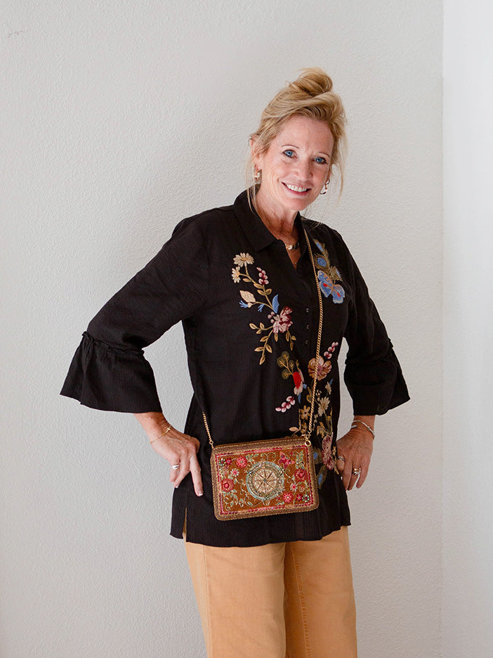 Time Traveler Mini Handbag by Mary Frances