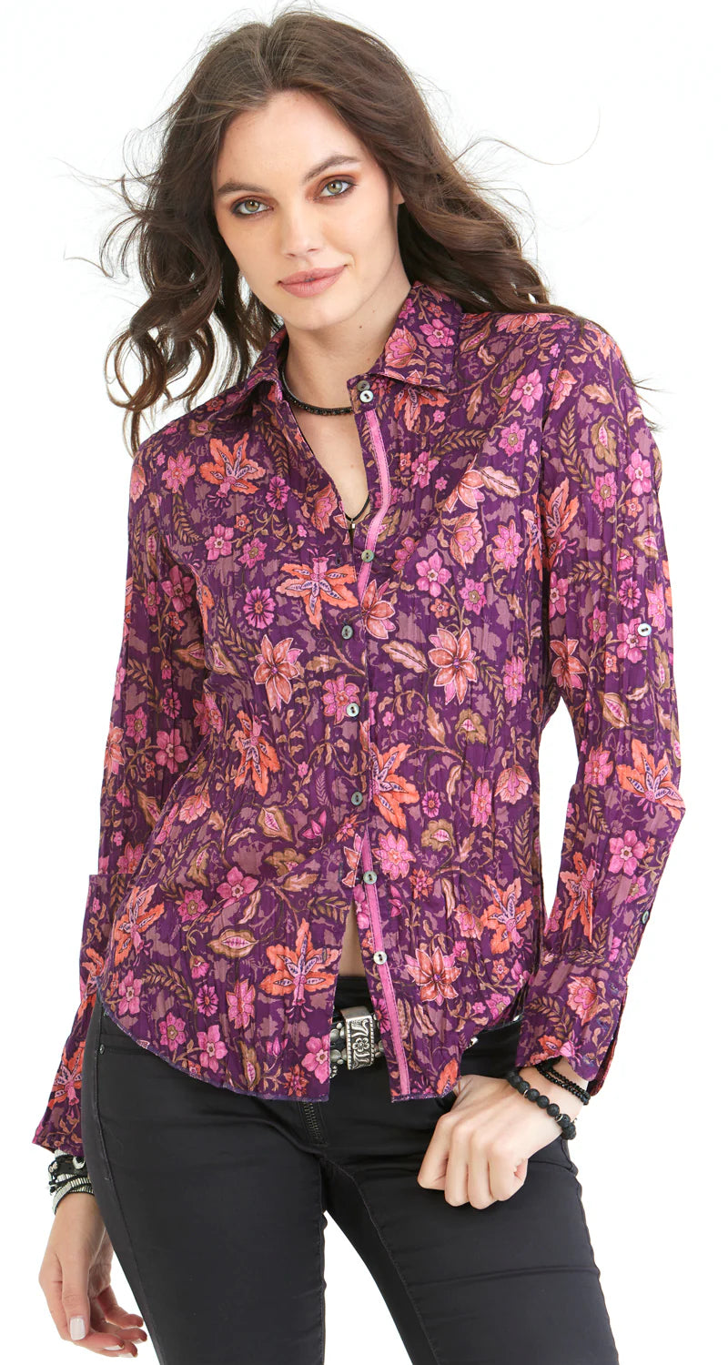 C1240 Trinidad Blouse, Berry