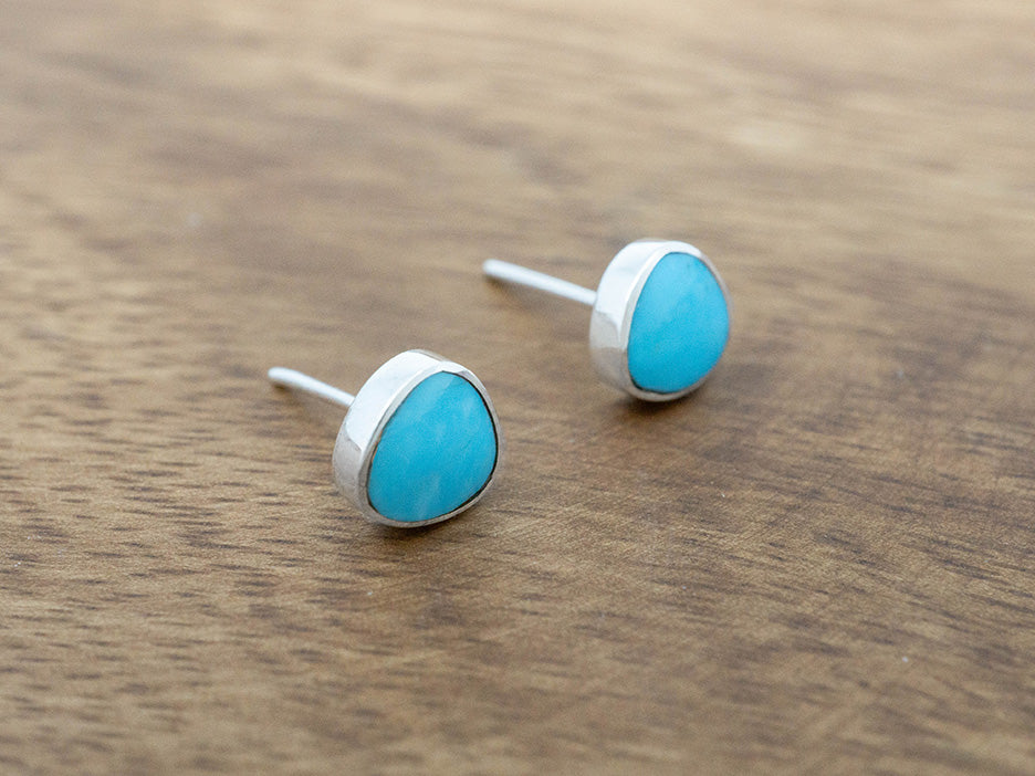 Turquoise Trillion Studs