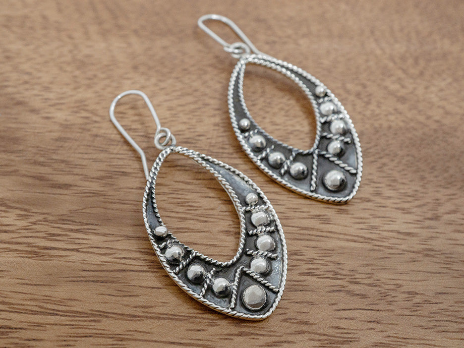 Vintage Style Beaded Marquis Earring