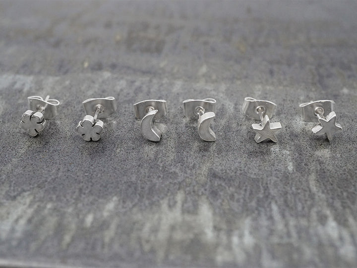 Daisy, Star & Moon Petite Stud Set