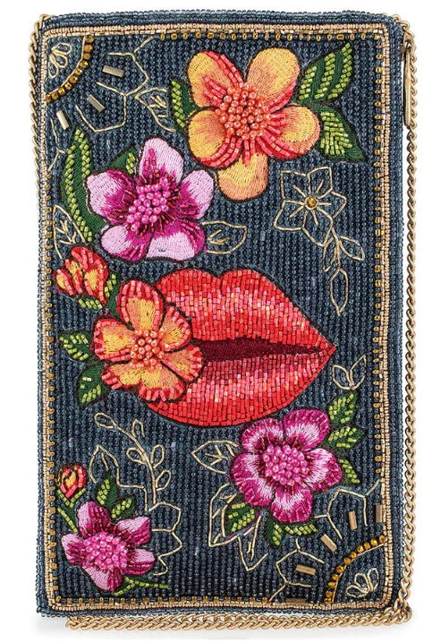 Lip Service Cell Phone Bag by Mary Frances
