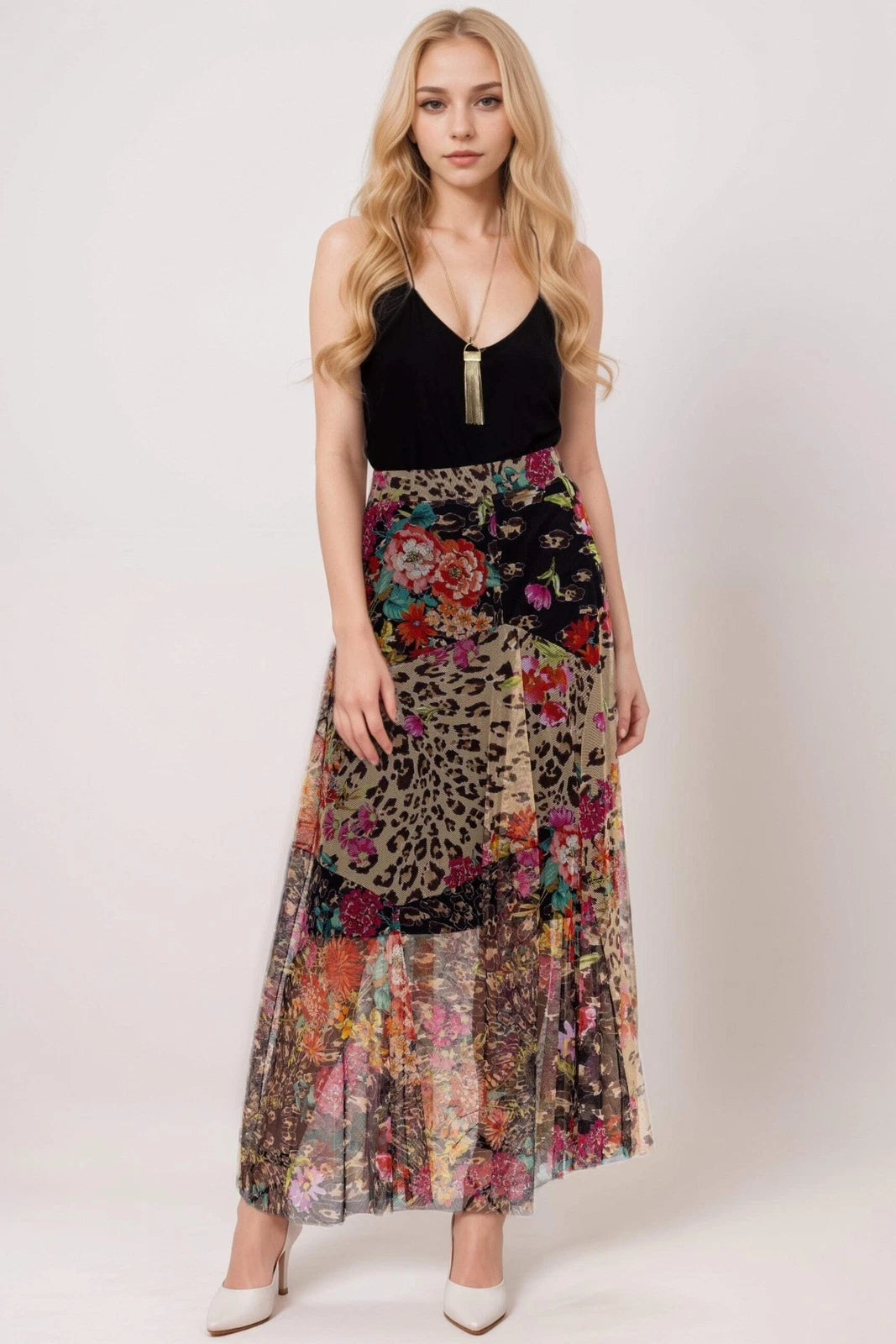Johnny Was Mazzy Patchwork Skirt