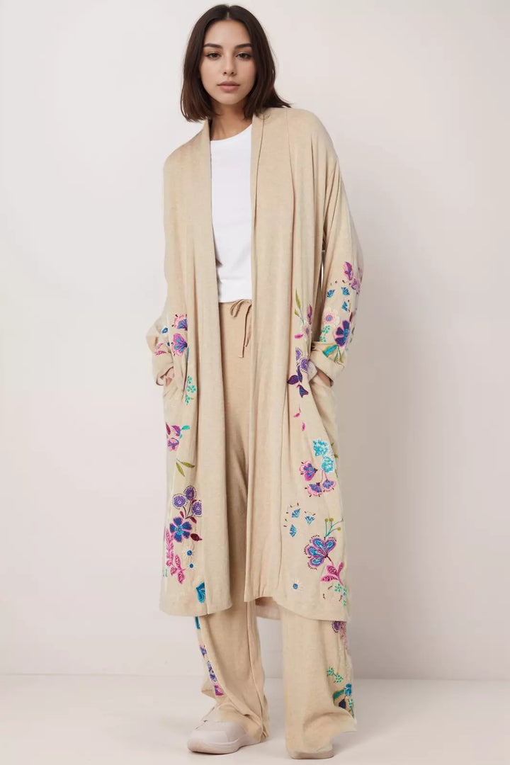Johnny Was Shilo Cozy Duster, Oat