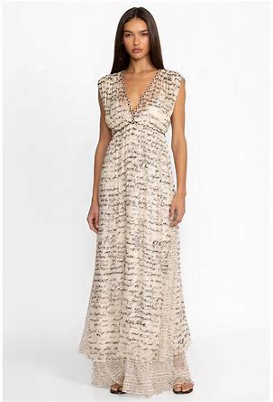 Johnny Was Sincerely Yours Silk Maxi Dress