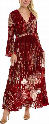 Johnny Was Feather Burnout Stefani Dress