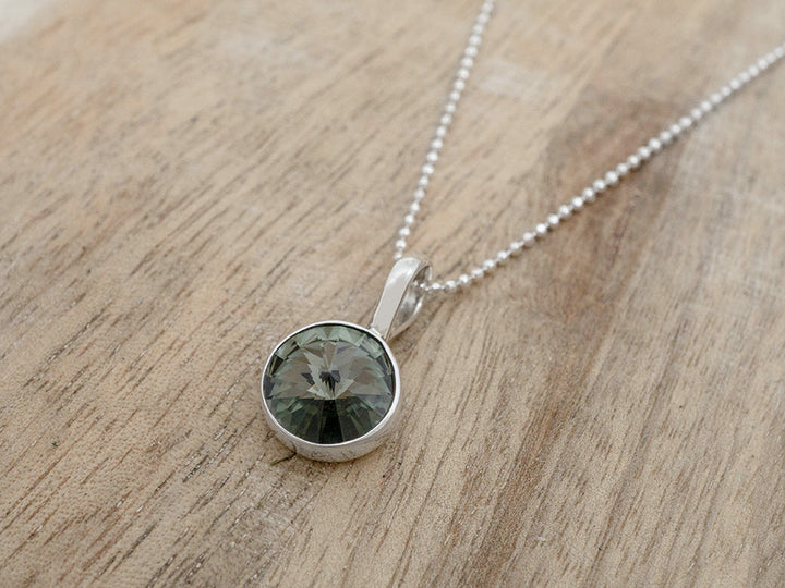 Grey Crystal Pendant