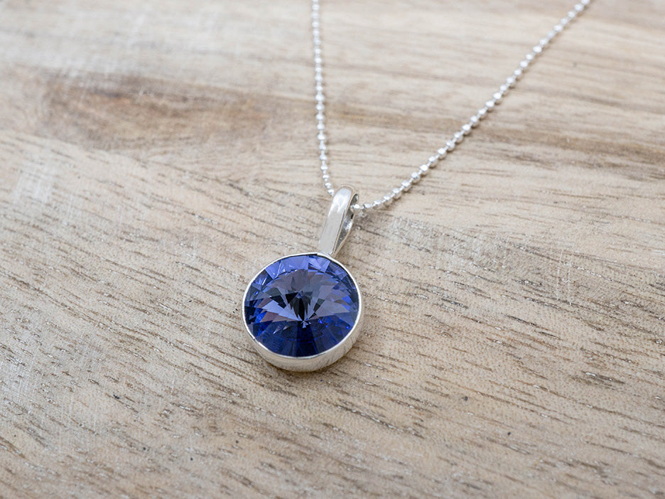 Lilac Crystal Pendant