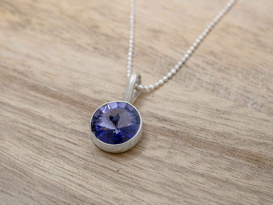 Purple Crystal Pendant