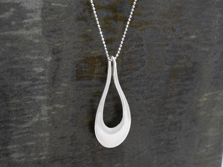 Infinity Teardrop Pendant