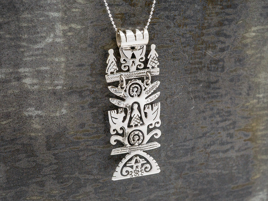 Hinged Tribal Pendant