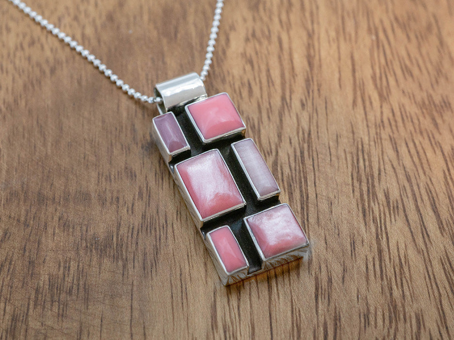 Medium Rose Mosaic Pendant