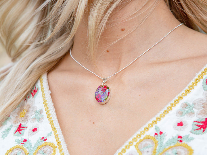 Primavera Necklace, Medium Oval