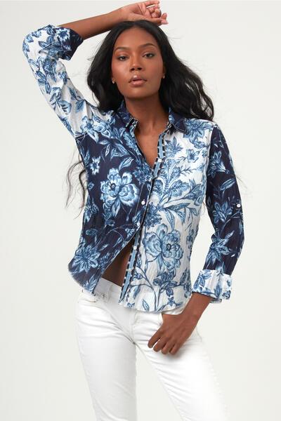 C1305 Agean Mix Blouse
