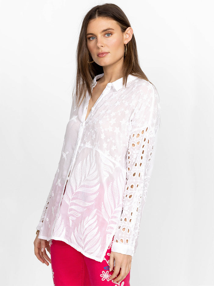 Johnny Was Rochelle Button Up Blouse