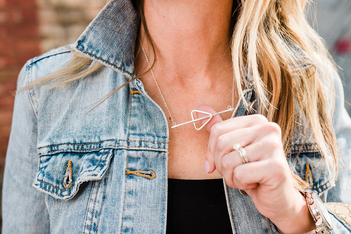 Pierced Arrow Necklace