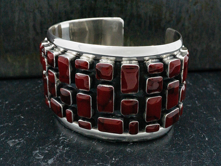 Grande Red Jasper Cobblestone Cuff
