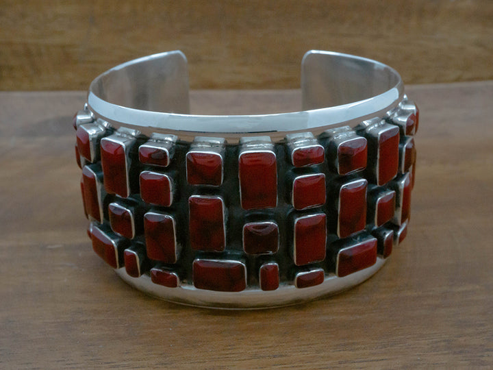 Grande Red Jasper Cobblestone Cuff