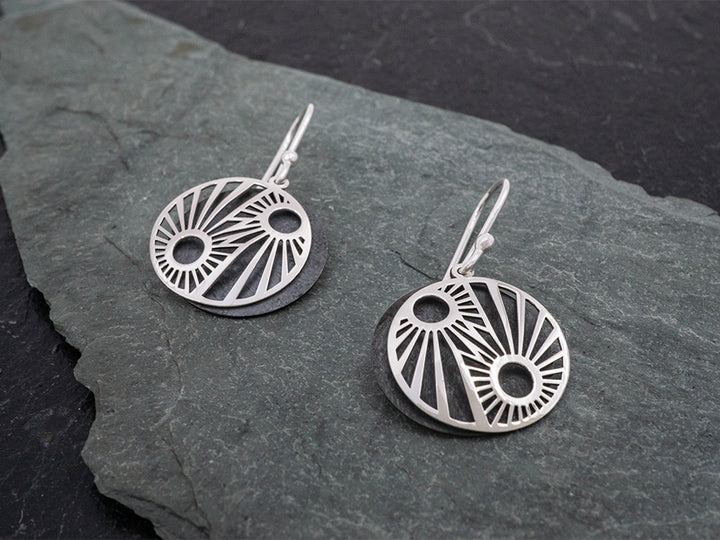 Oxidized Sunrise Pendant