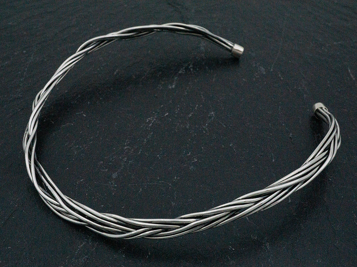 Braided & Oxidized Choker