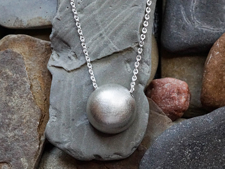 Scoured Dome Necklace
