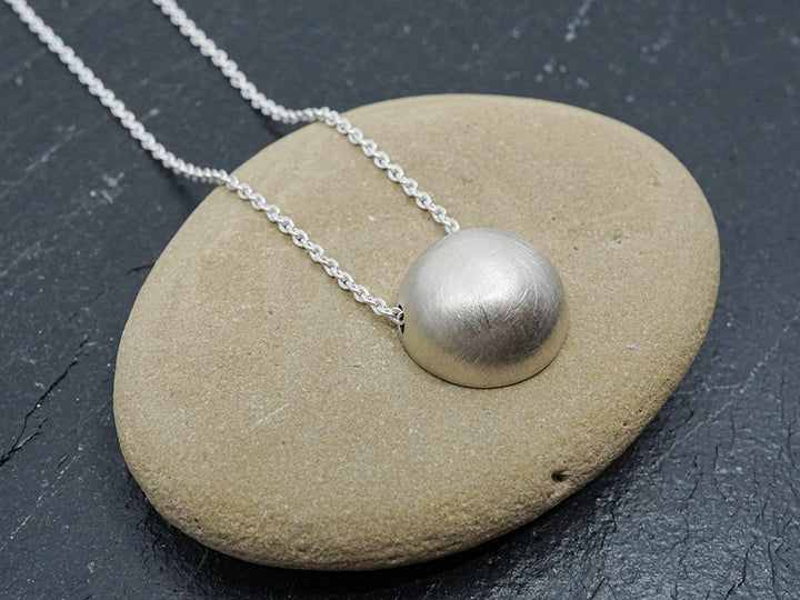 Scoured Dome Necklace