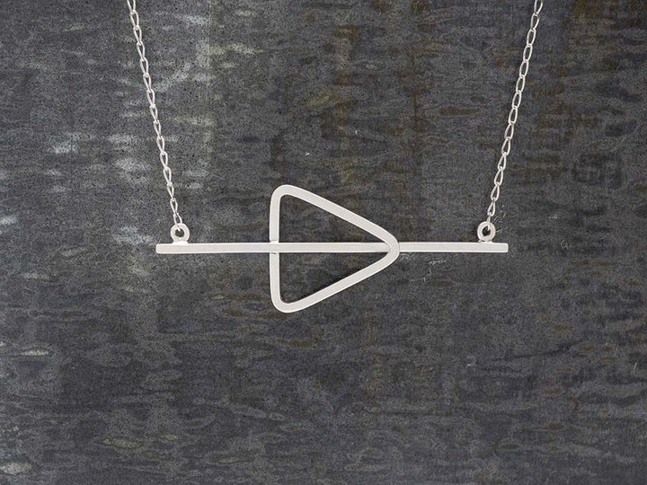 Pierced Arrow Necklace