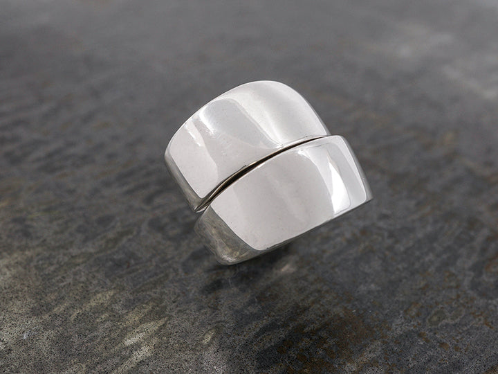 Heavy Fold Over Ring