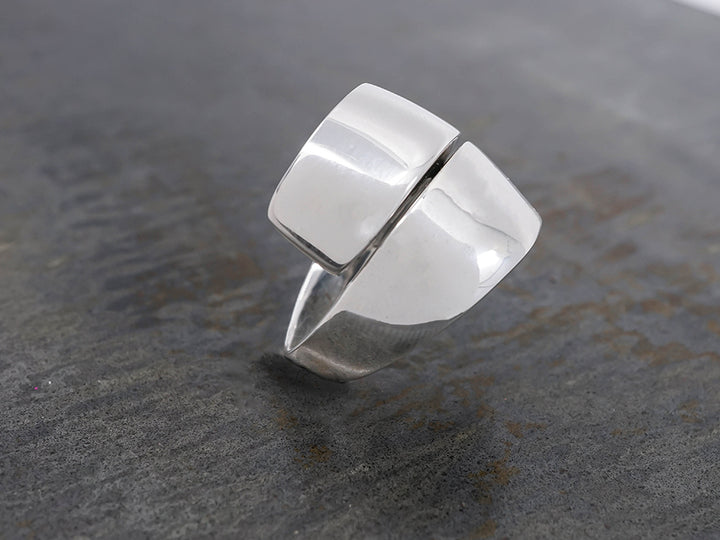 Heavy Fold Over Ring