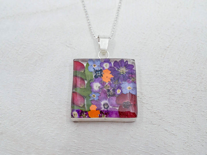 Primavera Necklace, Large Square