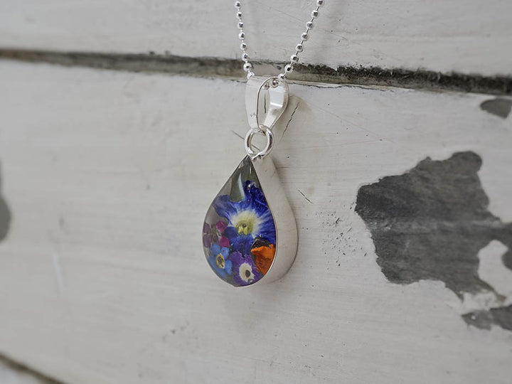 Primavera Necklace, Small Teardrop