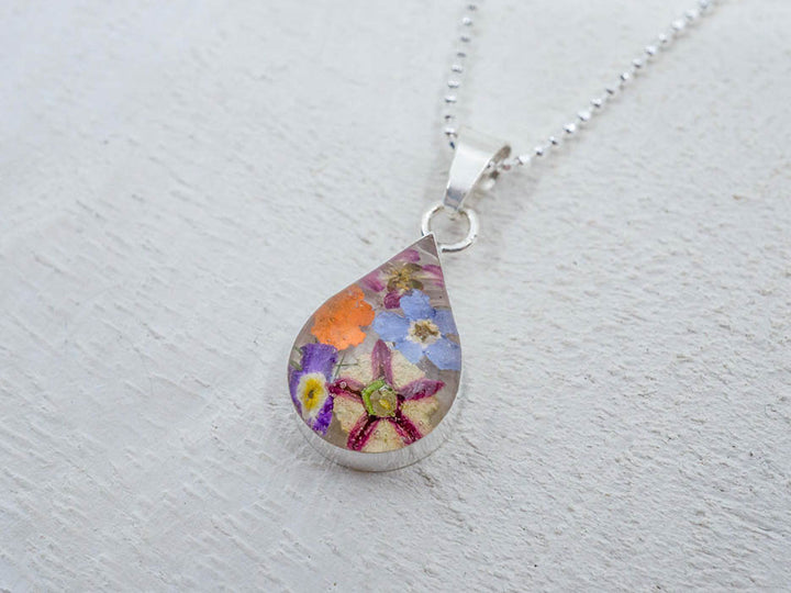 Primavera Necklace, Small Teardrop