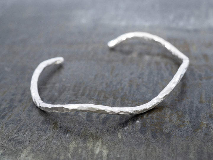 Wavy Hammered Cuff