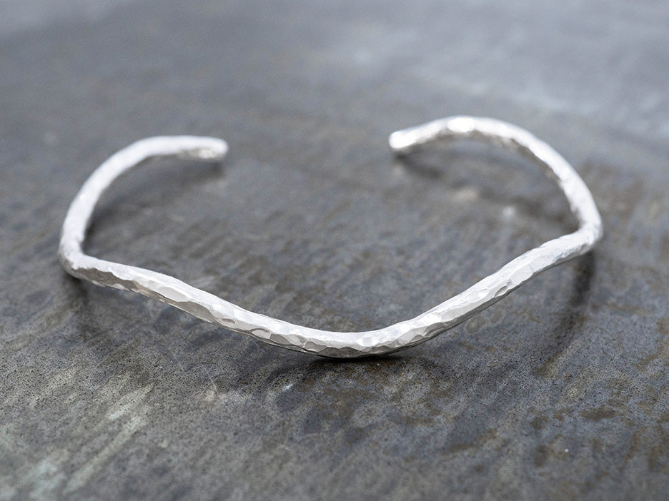 Wavy Hammered Cuff