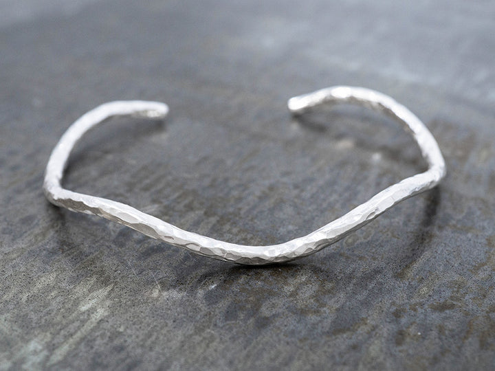 Wavy Hammered Cuff