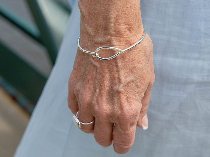 Hinged Teardrop Bracelet