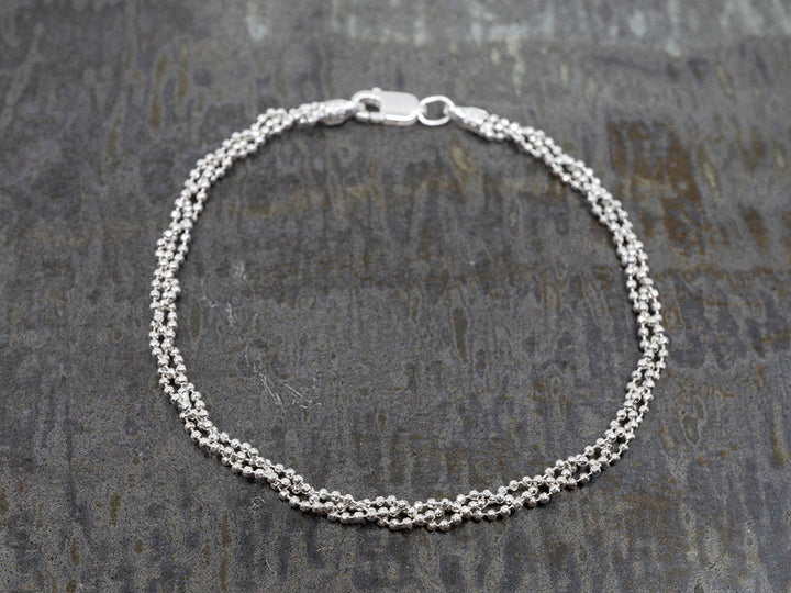 Dainty Braided Bolitas Bracelet