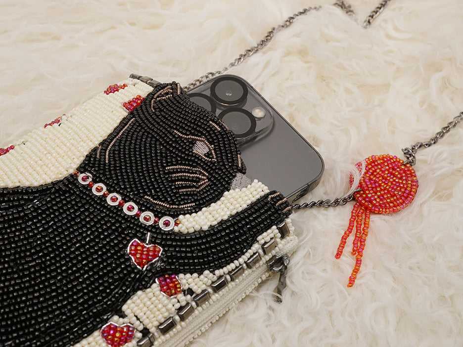 Purr-Suit Crossbody/Phone Bag by Mary Frances