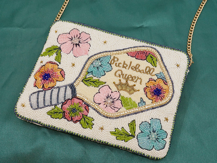 Pickleball Queen Crossbody Bag by Mary Frances