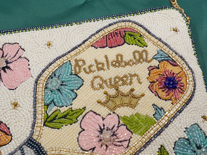 Pickleball Queen Crossbody Bag by Mary Frances