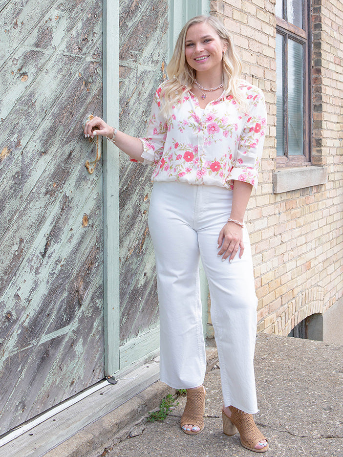 White Hi-Rise Jean