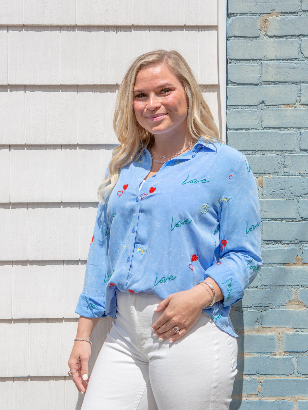 Myra Blouse, Blue