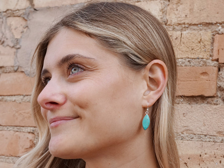 Turquoise Marquise Earrings