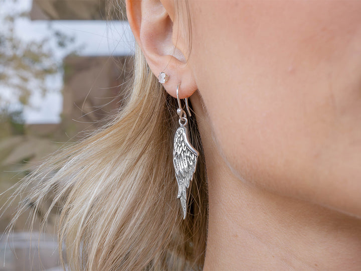 Angel Wing Earring on hook